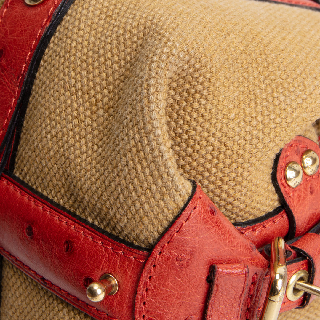 LOUIS VUITTON Ostrich Sac de Nuit Trianon