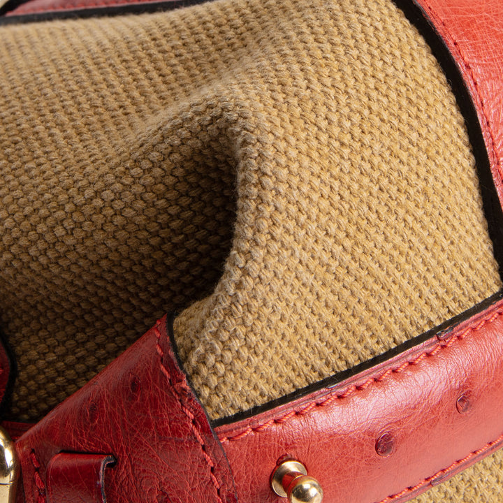 LOUIS VUITTON Ostrich Sac de Nuit Trianon