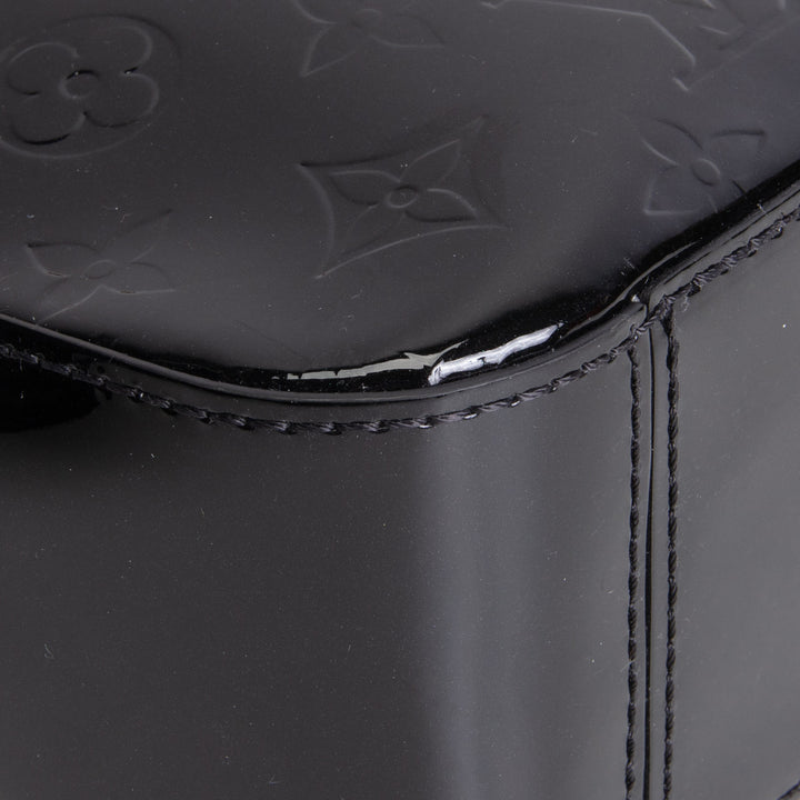 LOUIS VUITTON Monogram Vernis Santa Monica Shoulder Bag - Black