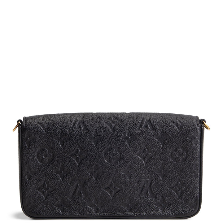 LOUIS VUITTON Felicie Pochette Empreinte - Black OUTLET FINAL SALE