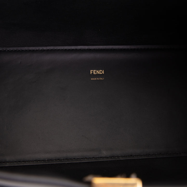 FENDI Sunshine Tote Medium - Black w/ Strap