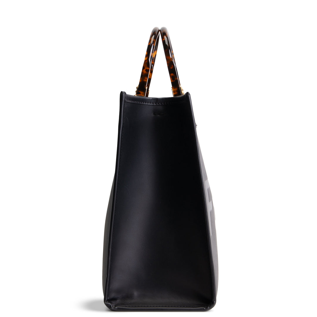 FENDI Sunshine Tote Medium - Black w/ Strap