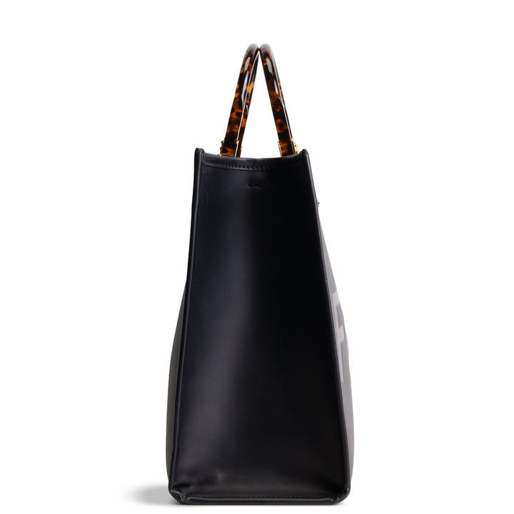 FENDI Sunshine Tote Medium - Black w/ Strap