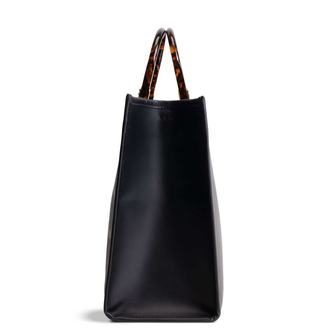 FENDI Sunshine Tote Medium - Black w/ Strap