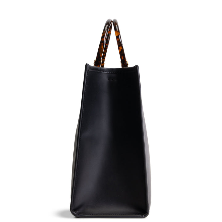 FENDI Sunshine Tote Medium - Black w/ Strap