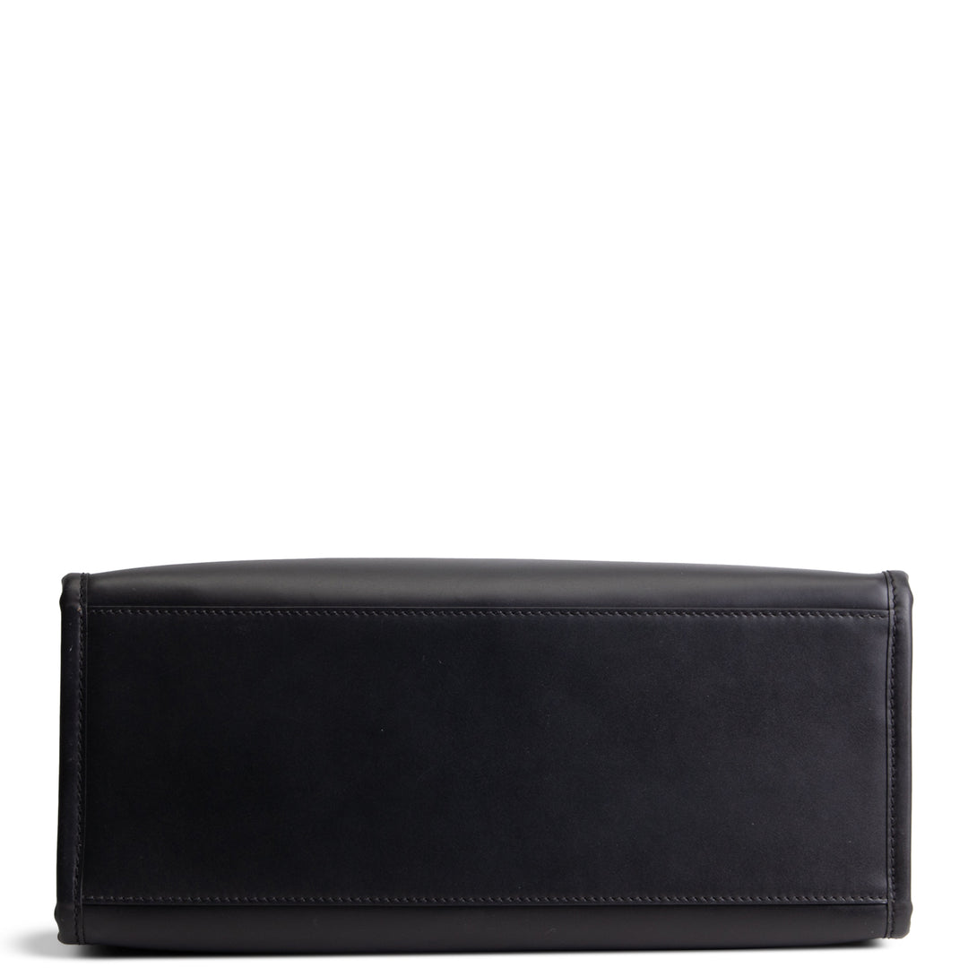 FENDI Sunshine Tote Medium - Black w/ Strap