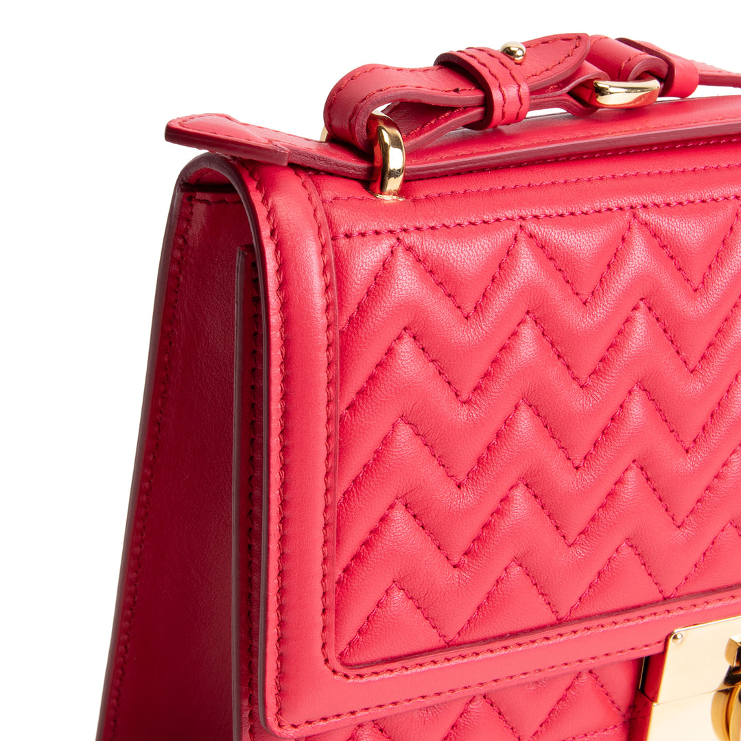 FERRAGAMO Quilted Leather Bag - Red