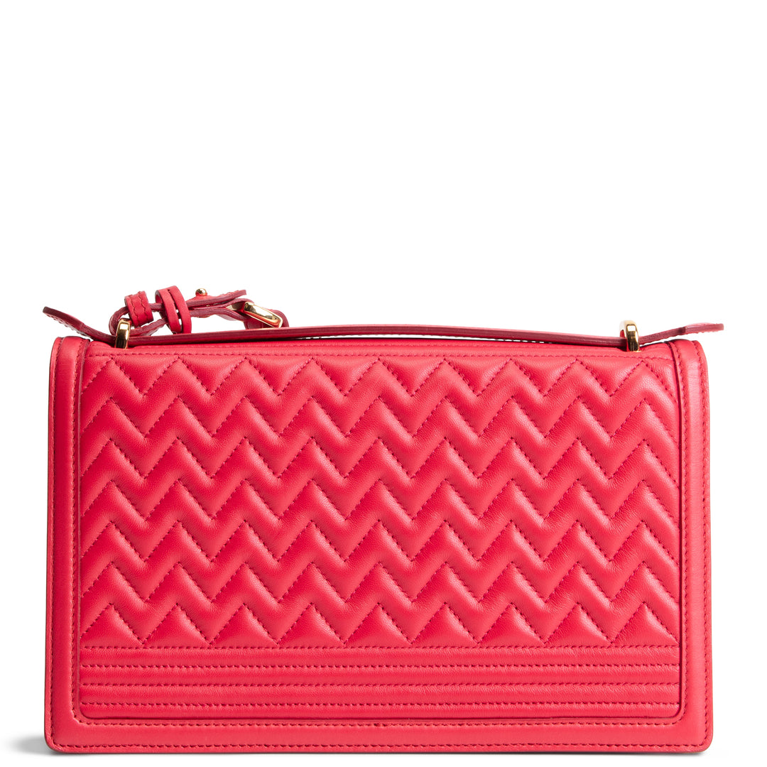 FERRAGAMO Quilted Leather Bag - Red