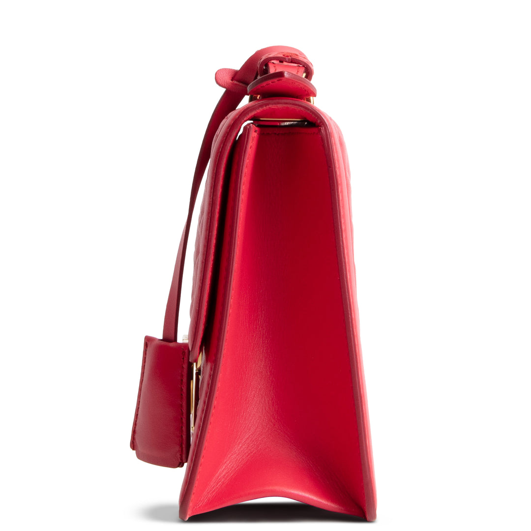 FERRAGAMO Quilted Leather Bag - Red