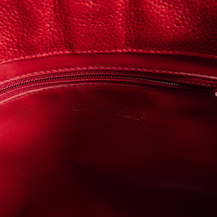 CHANEL Vintage Triple CC's Bucket Bag - Red OUTLET FINAL SALE