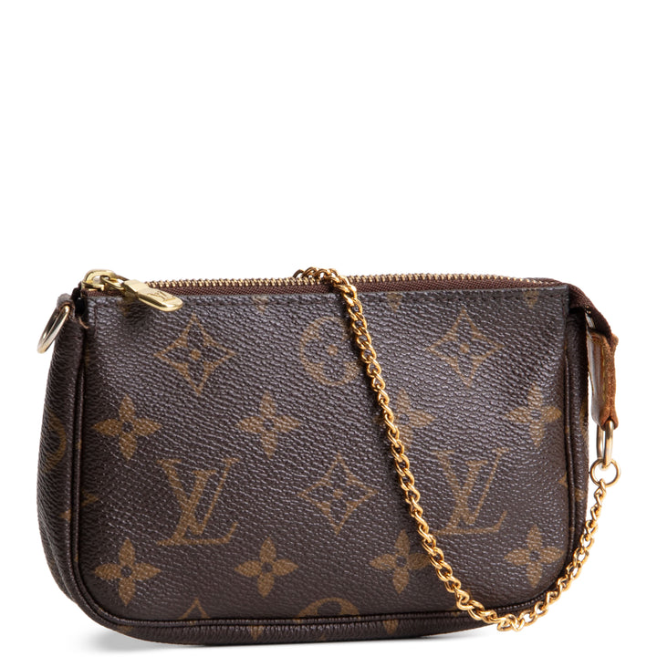 LOUIS VUITTON Monogram Pochette Accessoires Mini