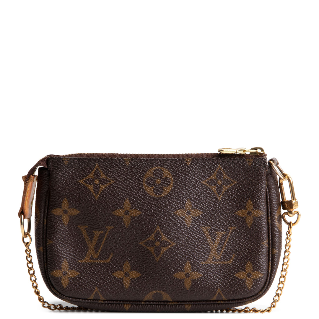 LOUIS VUITTON Monogram Pochette Accessoires Mini