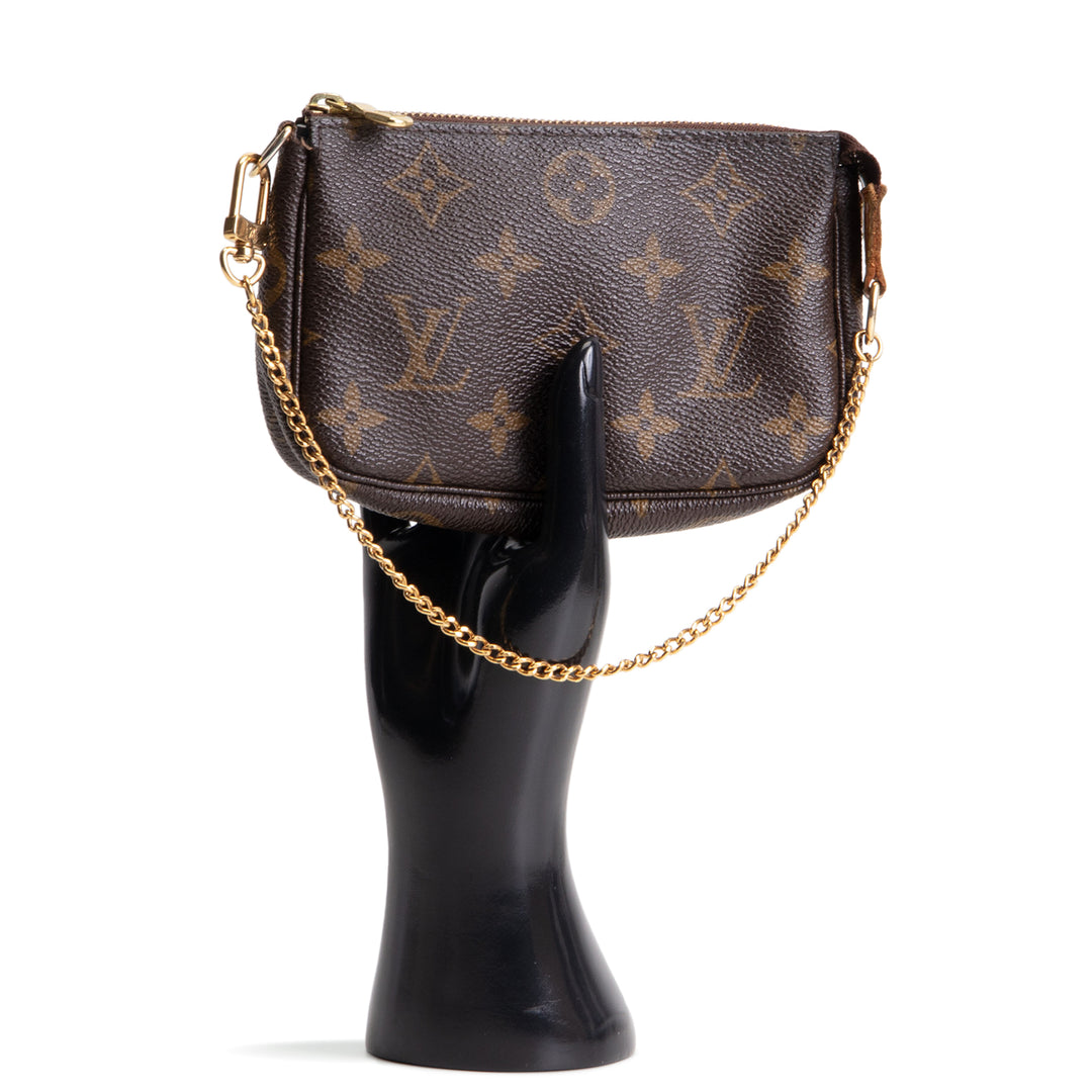 LOUIS VUITTON Monogram Pochette Accessoires Mini