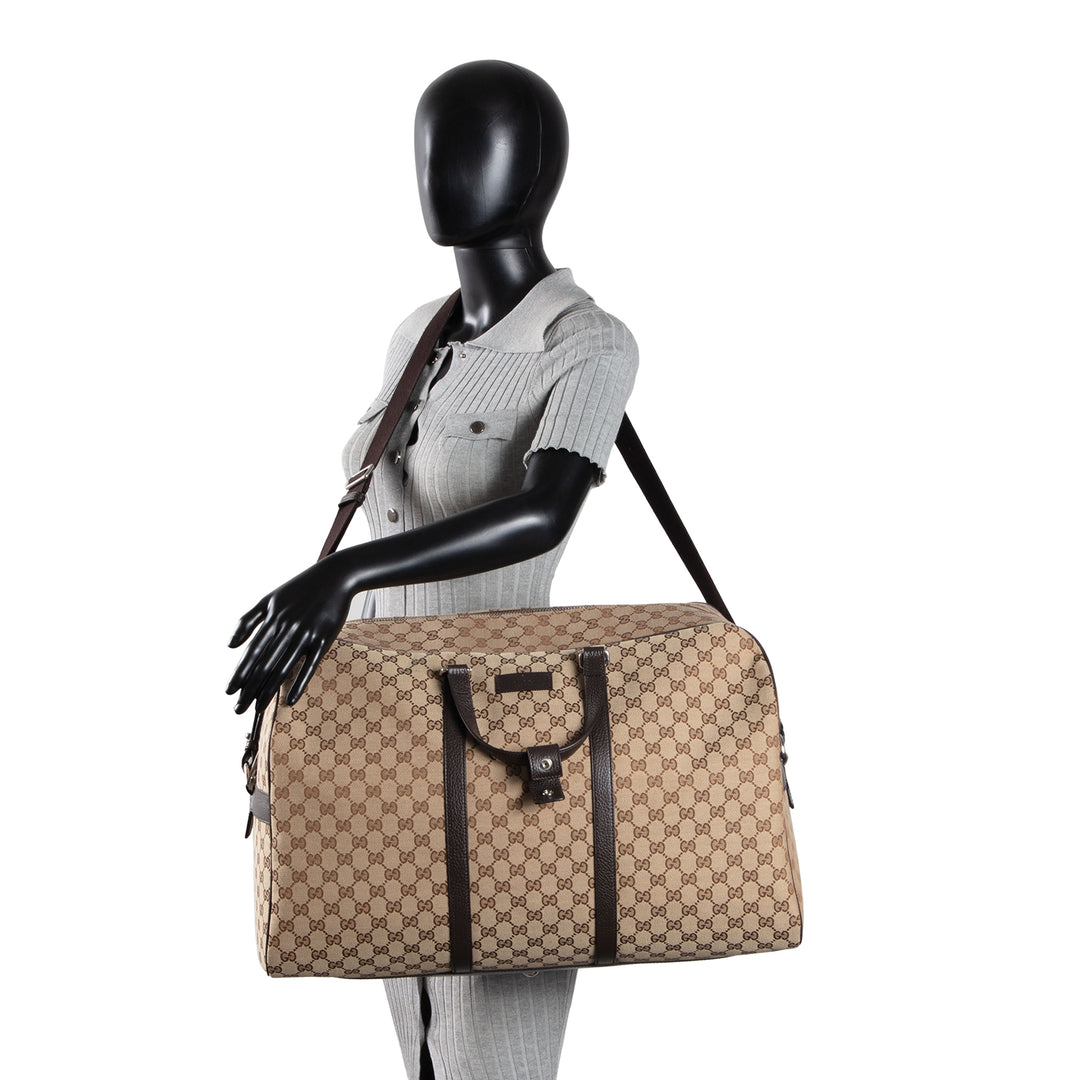 GUCCI GG Canvas Duffle