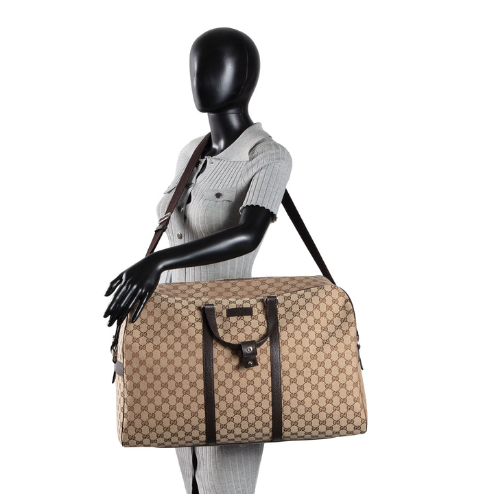 GUCCI GG Canvas Duffle