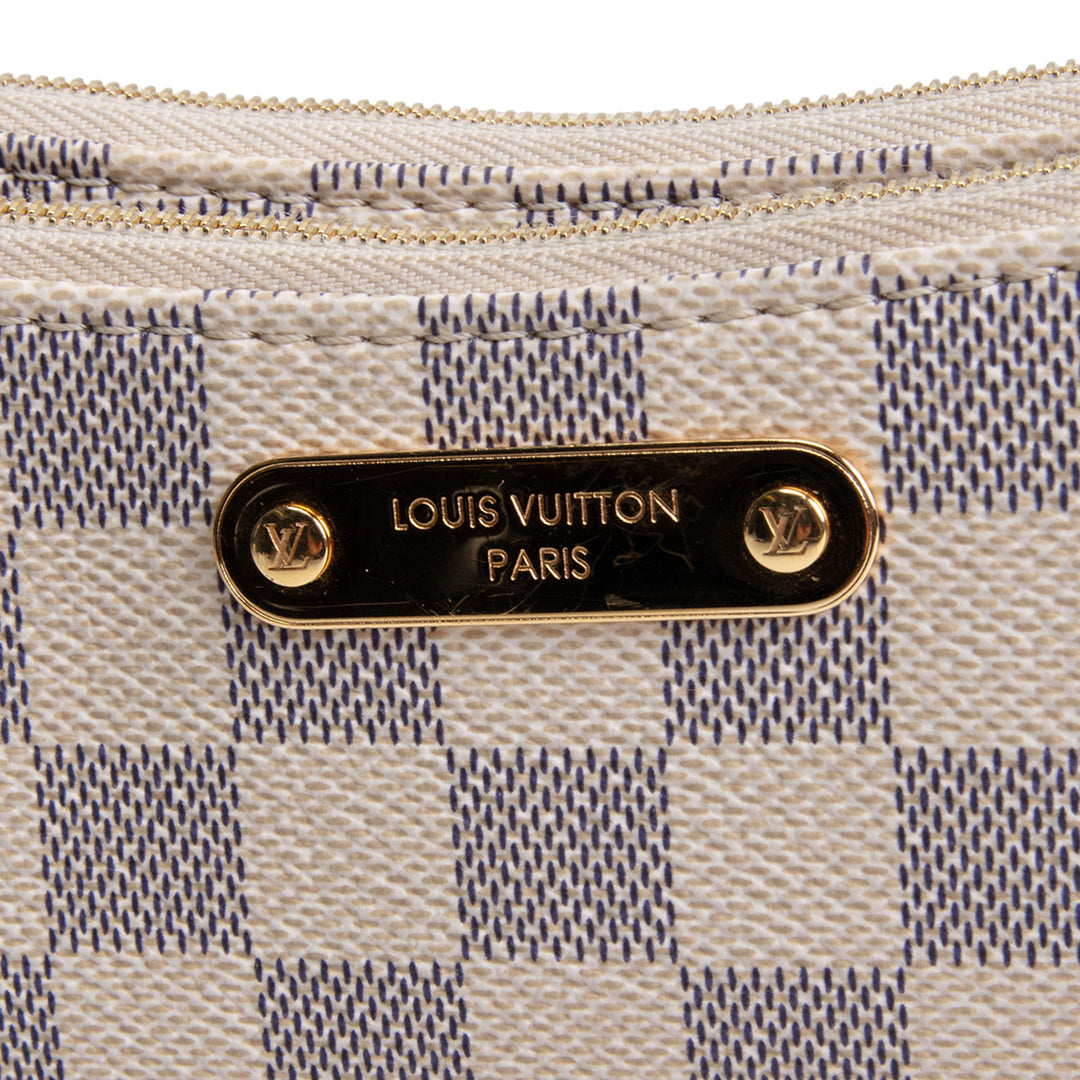 LOUIS VUITTON Liv Pochette Damier Azur - Cream/Blue