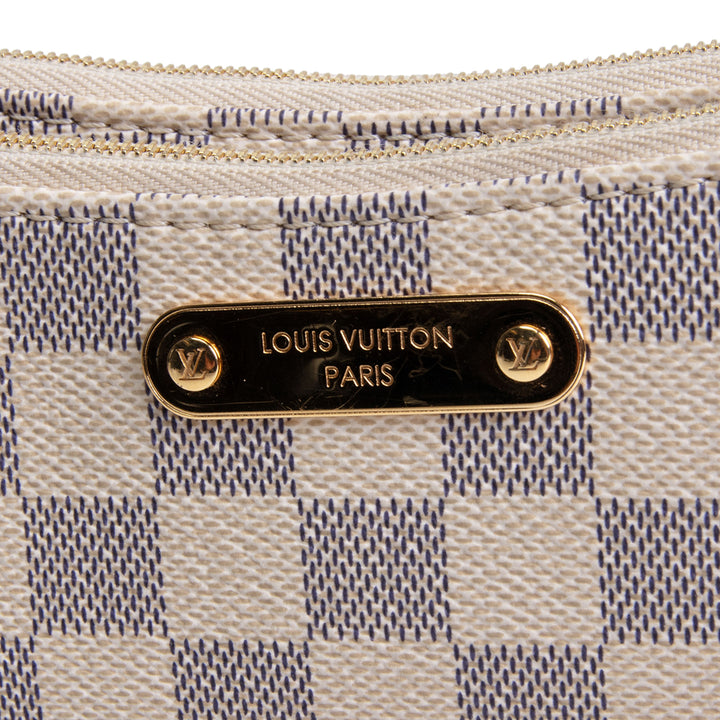 LOUIS VUITTON Liv Pochette Damier Azur - Cream/Blue