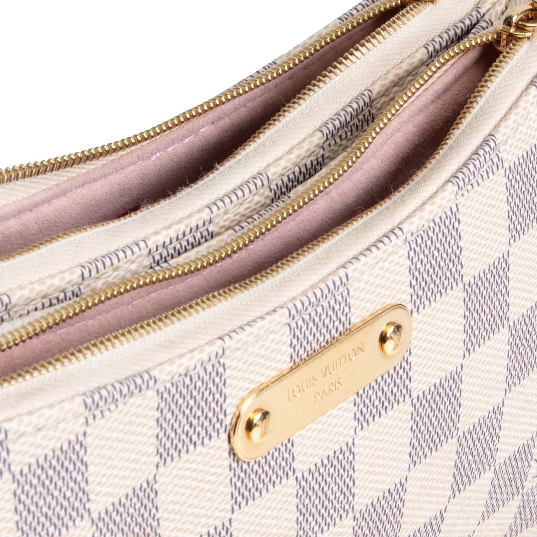LOUIS VUITTON Liv Pochette Damier Azur - Cream/Blue