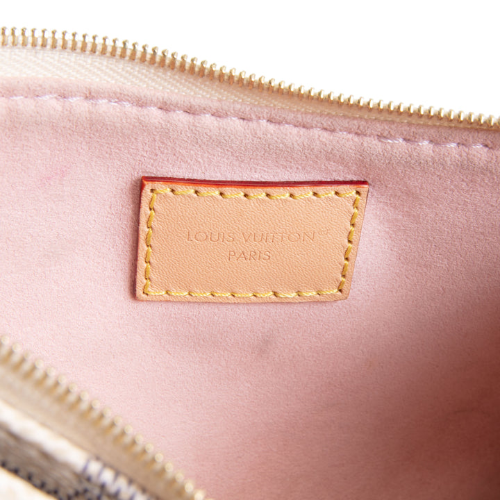 LOUIS VUITTON Liv Pochette Damier Azur - Cream/Blue