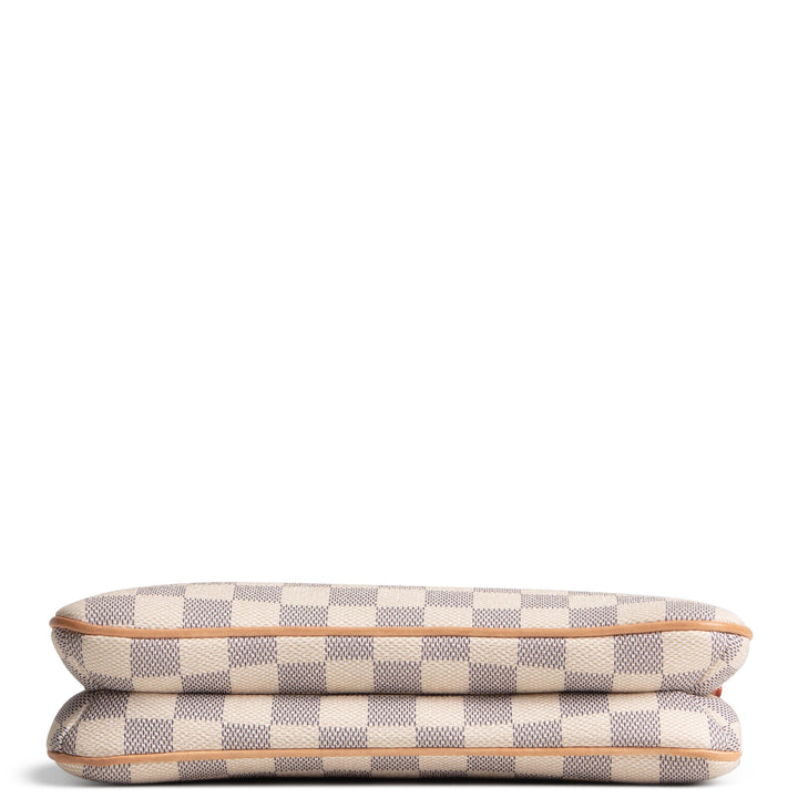 LOUIS VUITTON Liv Pochette Damier Azur - Cream/Blue