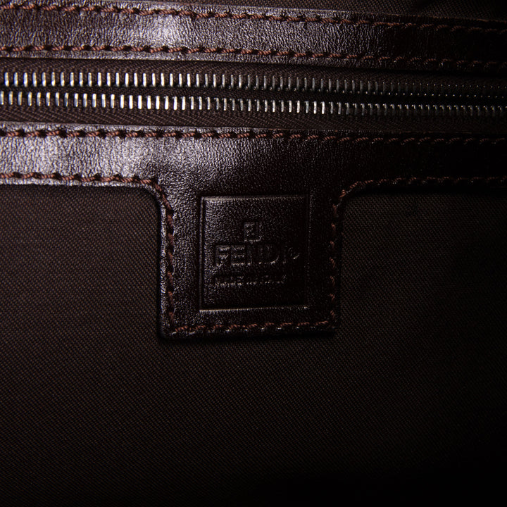 FENDI Zucca FF Hobo - Brown