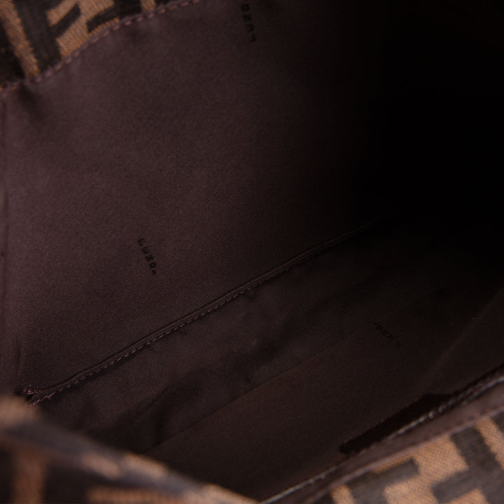 FENDI Zucca FF Hobo - Brown
