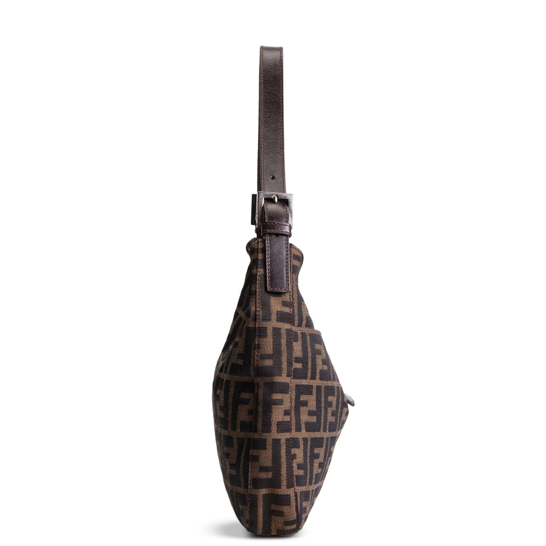 FENDI Zucca FF Hobo - Brown