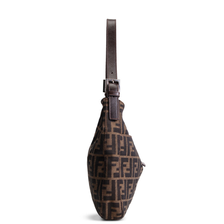 FENDI Zucca FF Hobo - Brown