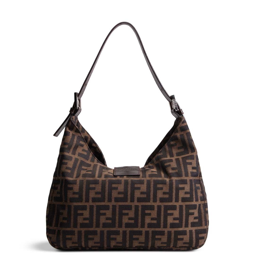 FENDI Zucca FF Hobo - Brown