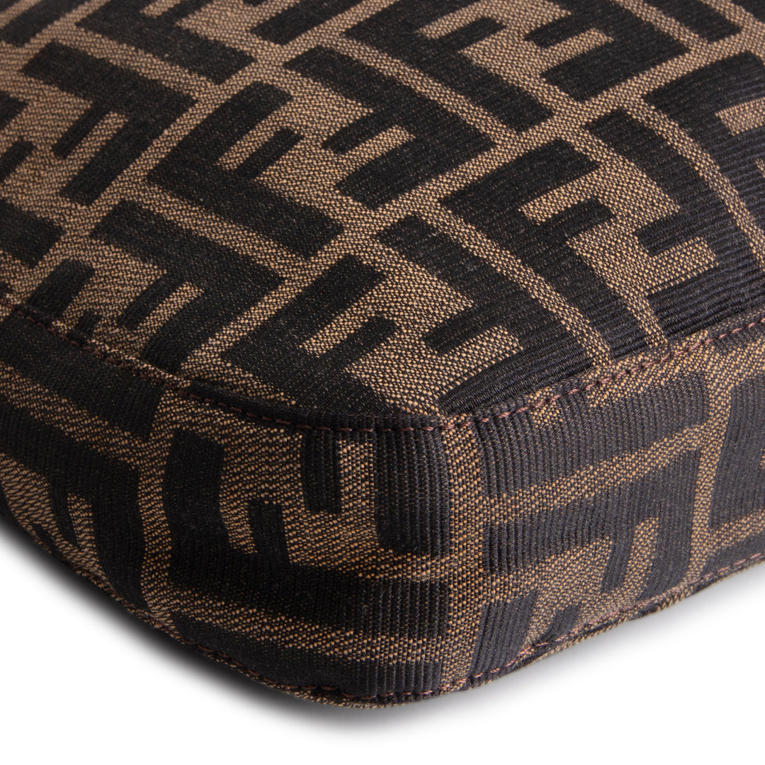 FENDI Zucca FF Hobo - Brown