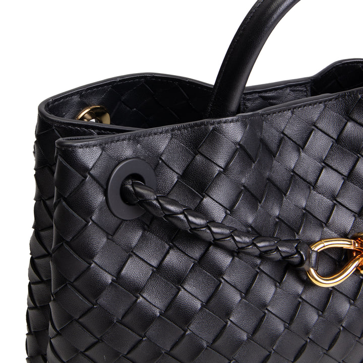 BOTTEGA VENETA Medium Intrecciato Andiamo - Black