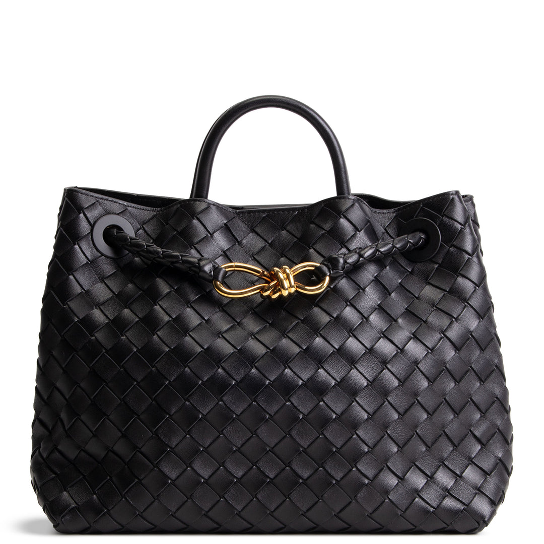 BOTTEGA VENETA Medium Intrecciato Andiamo - Black