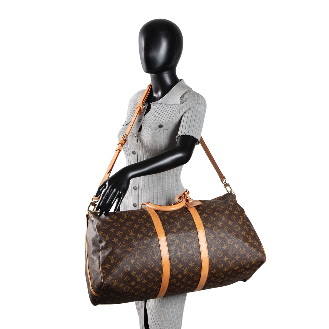 LOUIS VUITTON Vintage Monogram Keepall Bandouliere 55 OUTLET FINAL SALE