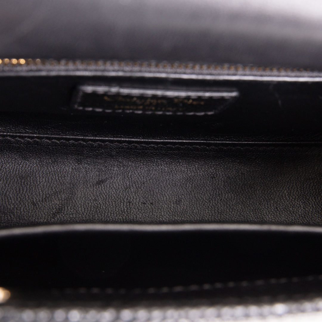 DIOR Small Lizard Lady Dior - Black