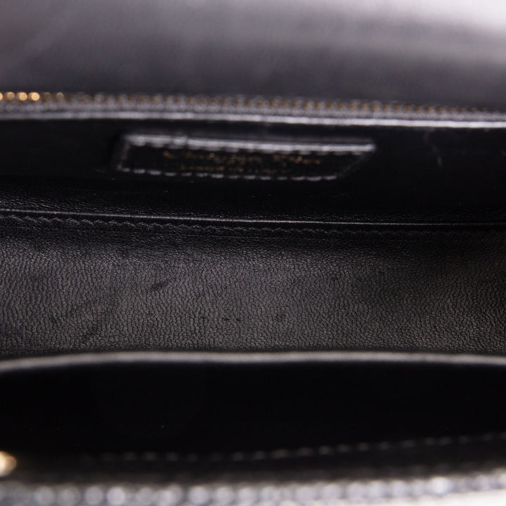 DIOR Small Lizard Lady Dior - Black