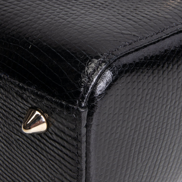 DIOR Small Lizard Lady Dior - Black