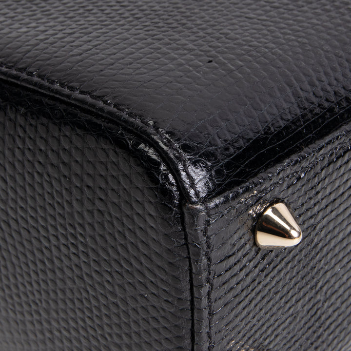 DIOR Small Lizard Lady Dior - Black