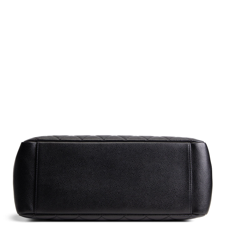 CHANEL Caviar Quilted Grand Shopping Tote - Black