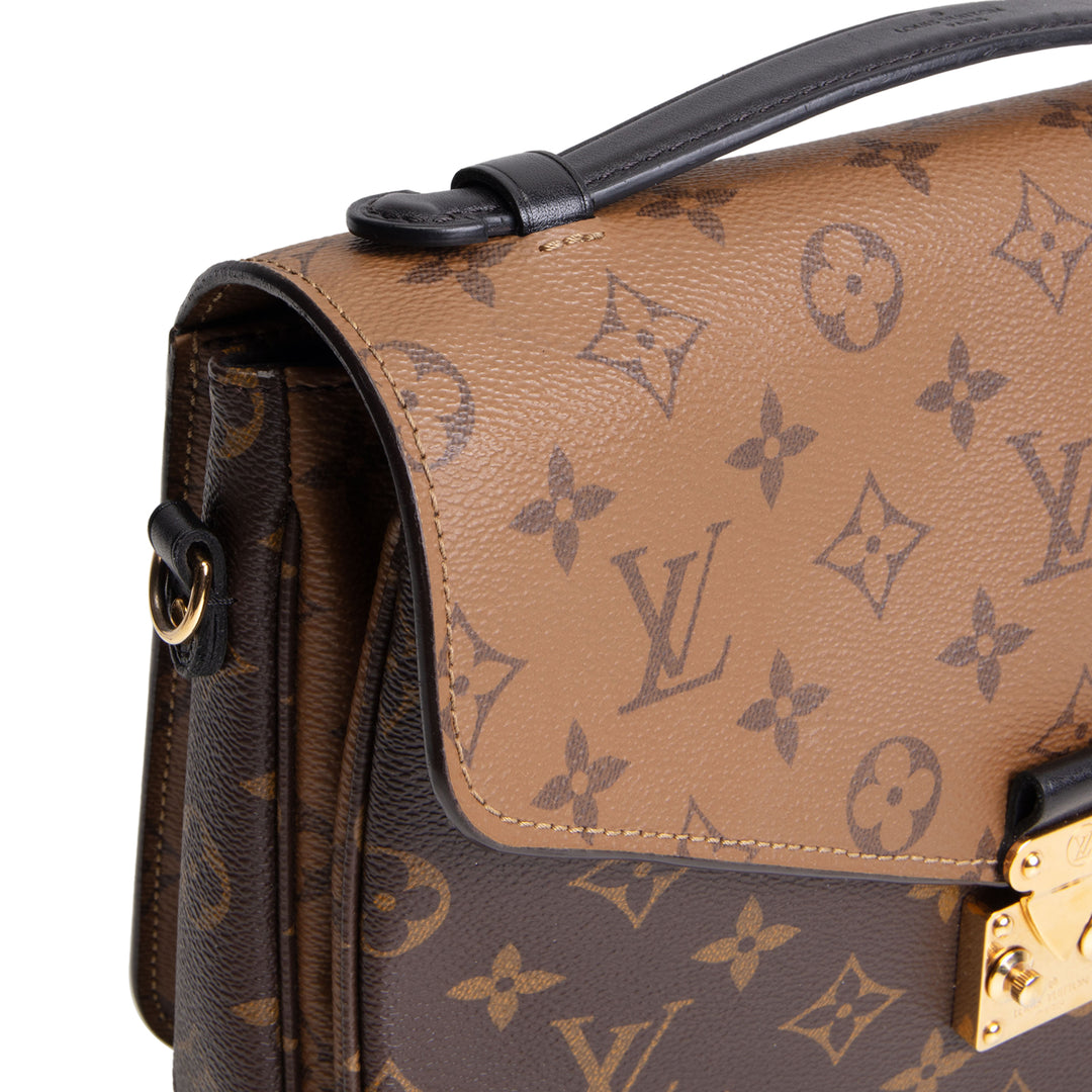 LOUIS VUITTON Monogram Reverse Pochette Metis