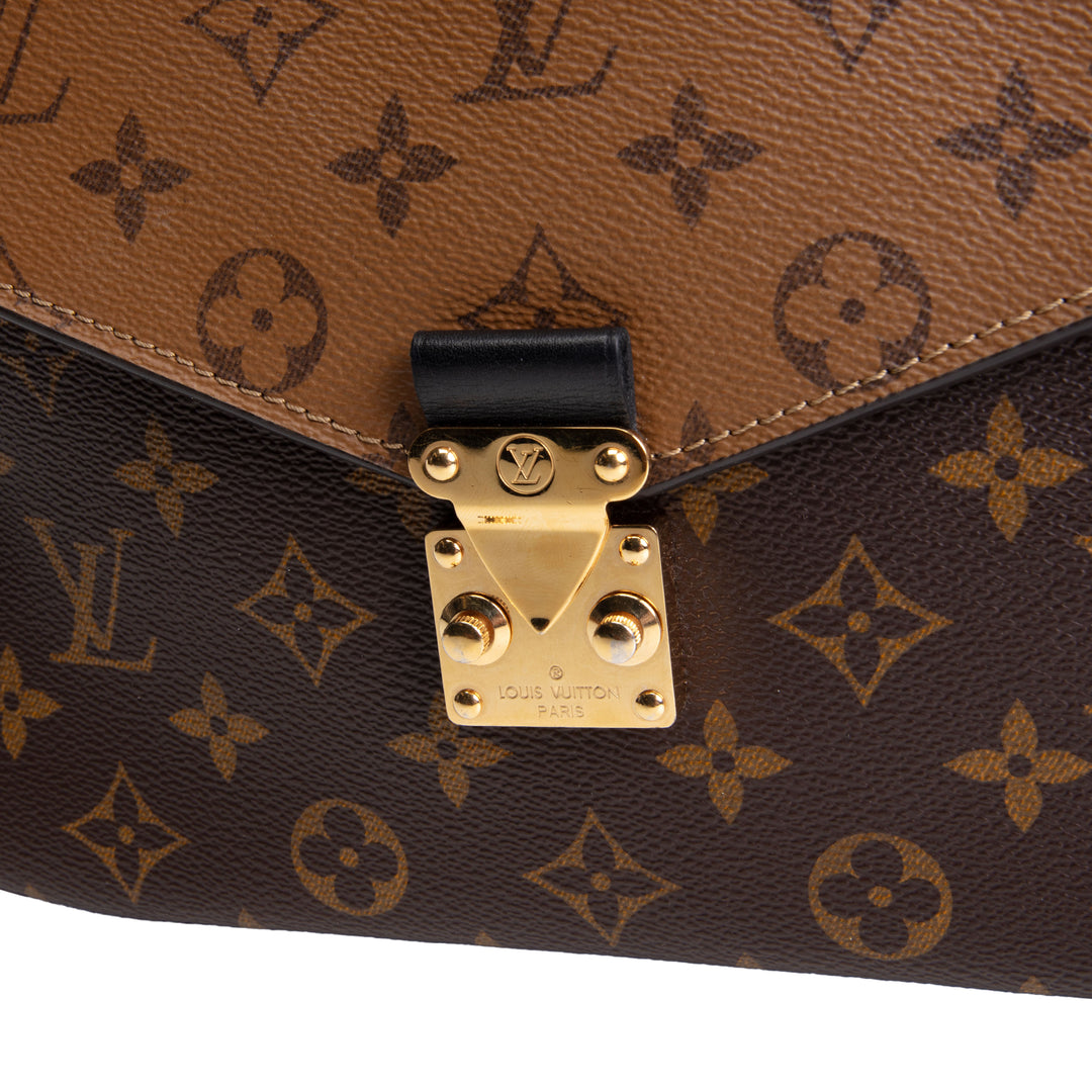 LOUIS VUITTON Monogram Reverse Pochette Metis