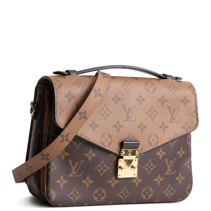 LOUIS VUITTON Monogram Reverse Pochette Metis