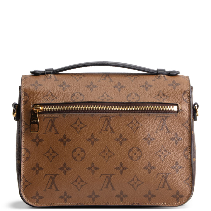 LOUIS VUITTON Monogram Reverse Pochette Metis