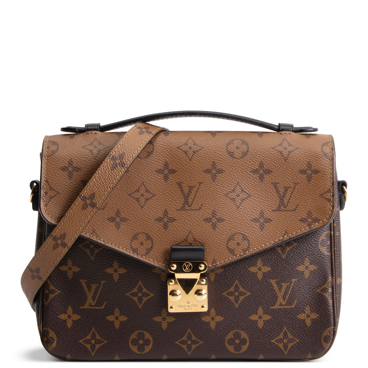 LOUIS VUITTON Monogram Reverse Pochette Metis