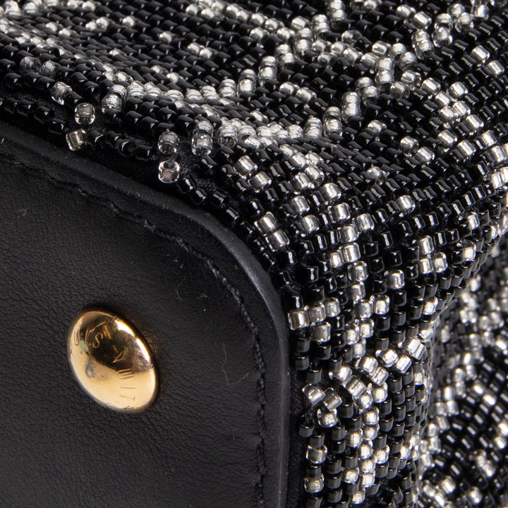 LOUIS VUITTON Beaded Mini Capucines - Black