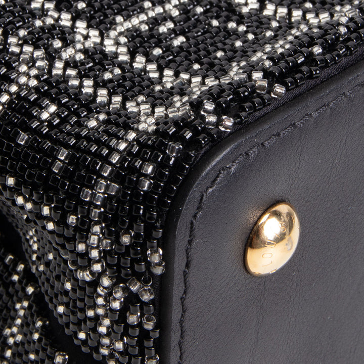 LOUIS VUITTON Beaded Mini Capucines - Black