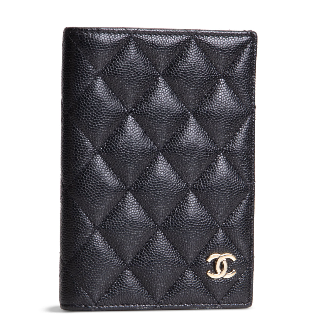CHANEL Classic Passport Cover - Quilted Caviar