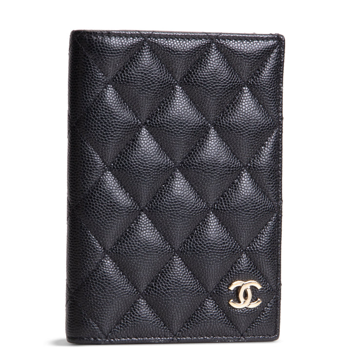 CHANEL Classic Passport Cover - Quilted Caviar