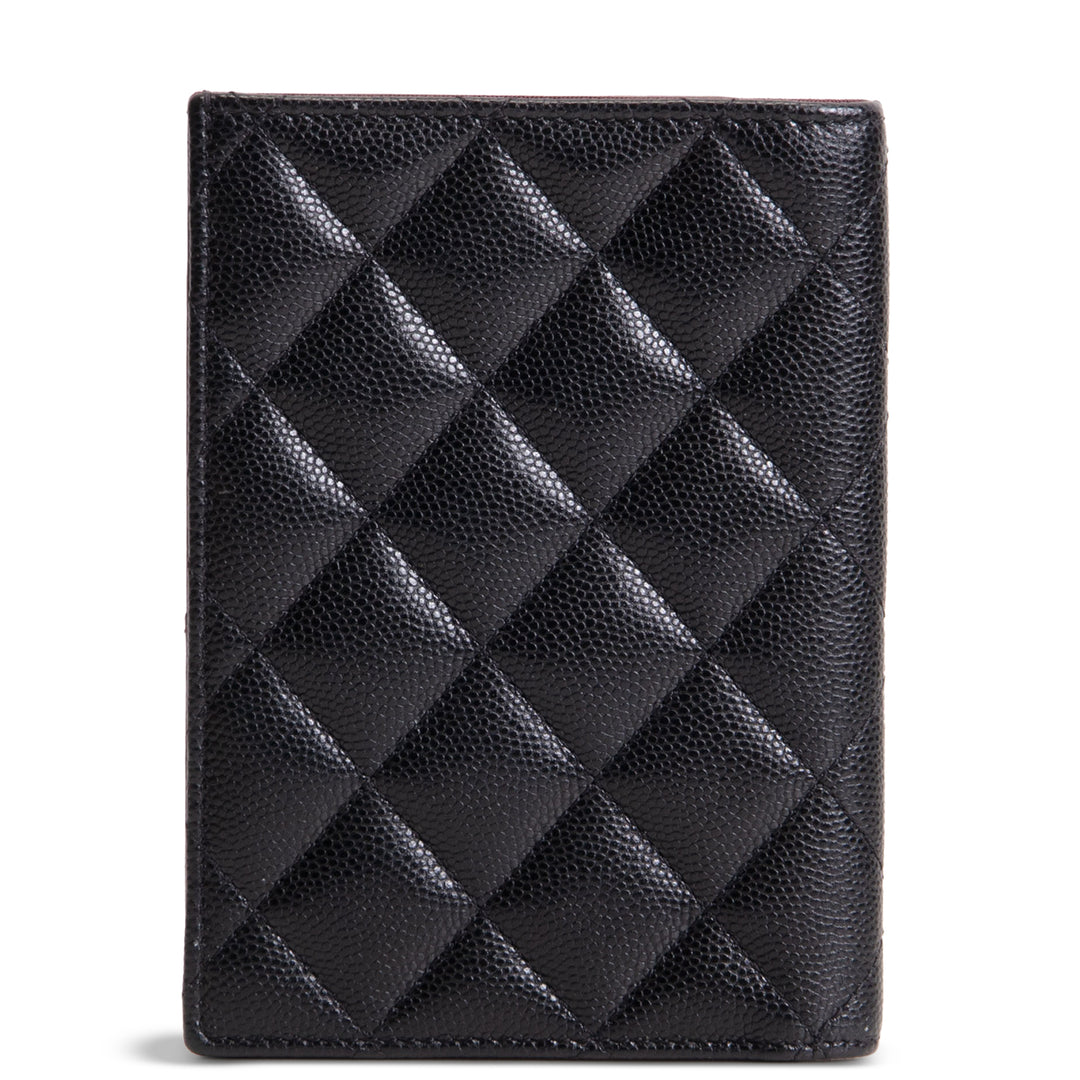 CHANEL Classic Passport Cover - Quilted Caviar