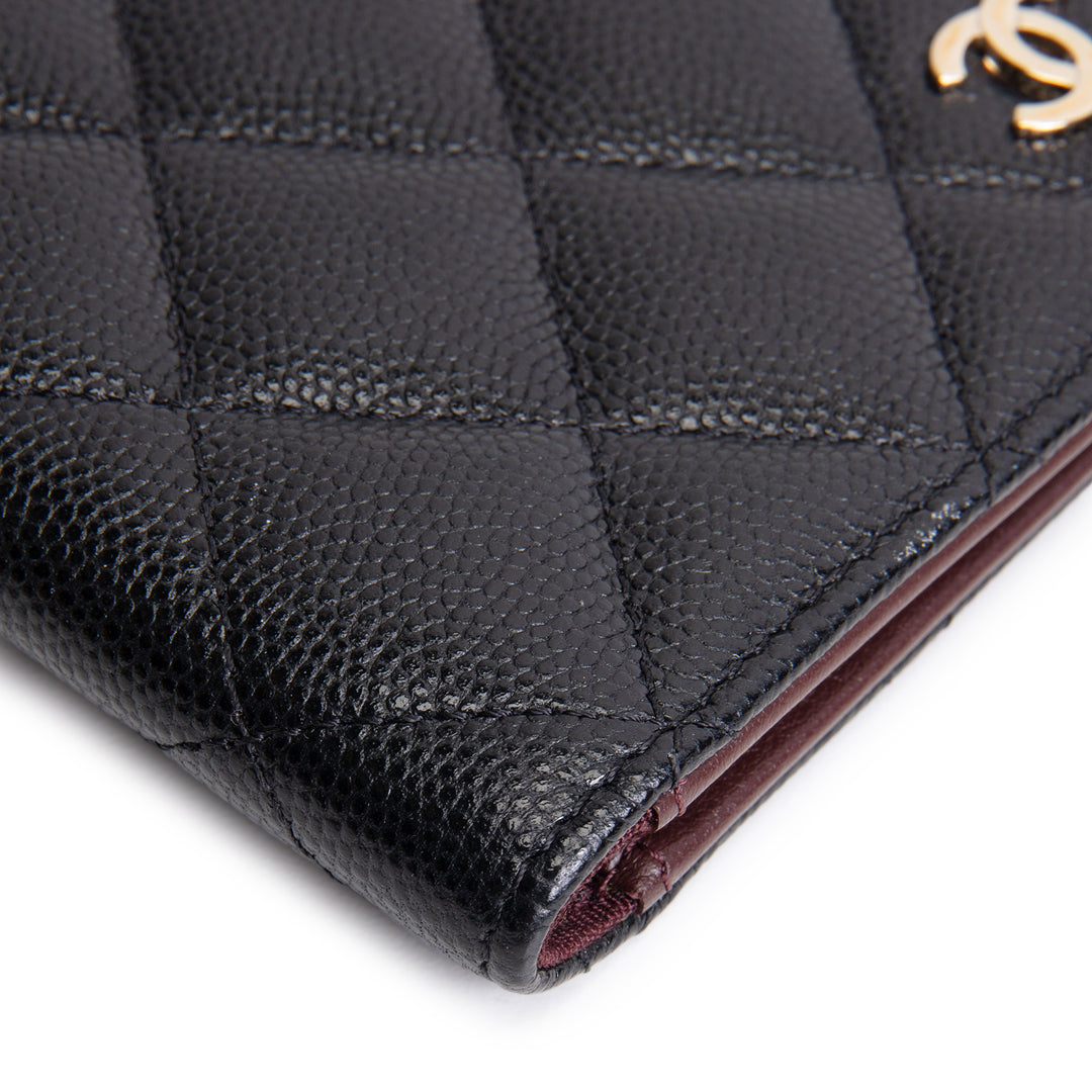 CHANEL Classic Passport Cover - Quilted Caviar