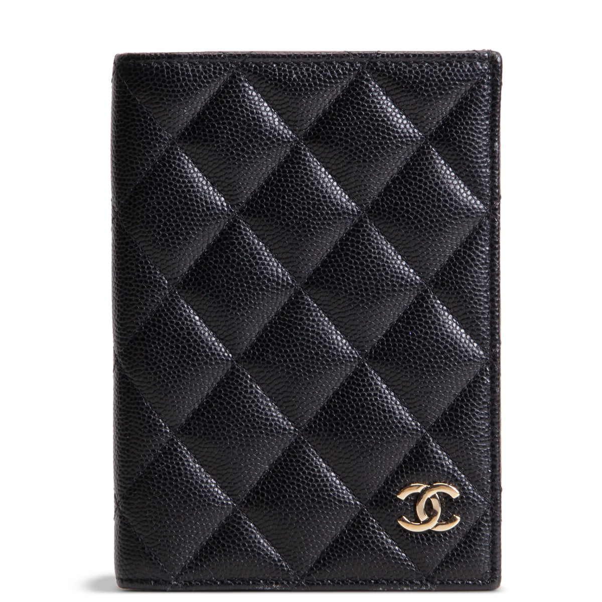 CHANEL Classic Passport Cover - Quilted Caviar